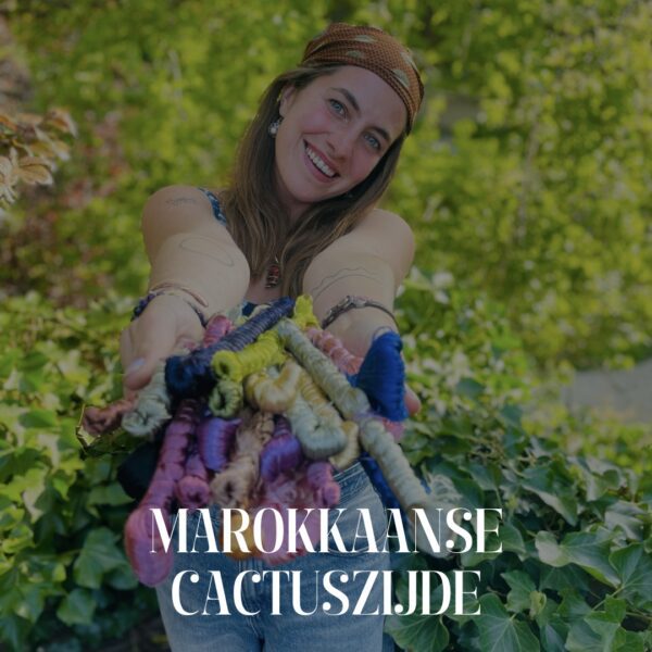 Nieuw: Marokkaanse Cactuszijde draden - Afbeelding 2