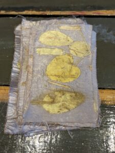 Titanium oxalaat en gallappel tannine — koper - goud bij ecoprinten