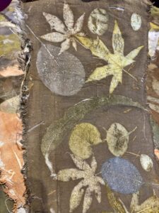 ecoprinten met tannine en ijzer