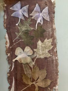 ecoprinten met meekrap en tannine