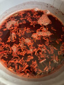 Rubia tinctorum verfbad