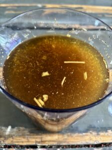 natuurlijk verfbad met wouw