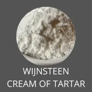 Wijnsteen voor natuurlijk verven van wol – cream of tartar