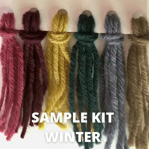 Landscapes sample kit winter | Textielverf voor zijde en wol