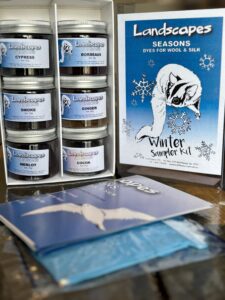 LANDSCAPES SAMPLE KIT WINTER Textielverf voor zijde en wol