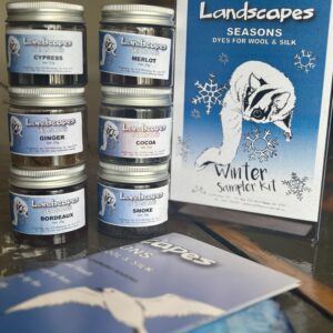 LANDSCAPES SAMPLE KIT WINTER Textielverf voor zijde en wol