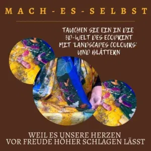 Ecoprint mit Landscapes Farben | Ecoprinten mit Farbe