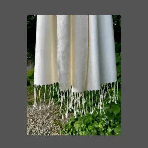 Erizijde sjaal licht en zacht. voor ecoprinten en natuurlijk verven.