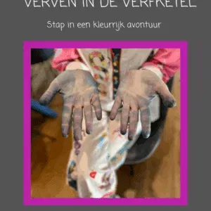 verven in de magnetron met katoenverf 