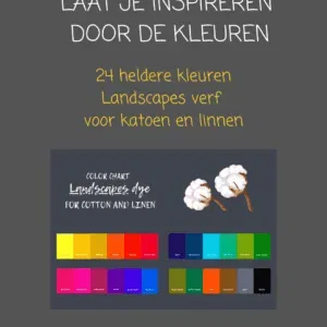 Landscapes kleuren mengen voor textiel
