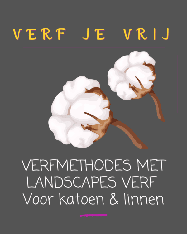 'Verf je Vrij', verfmethodes voor katoen en linnen
