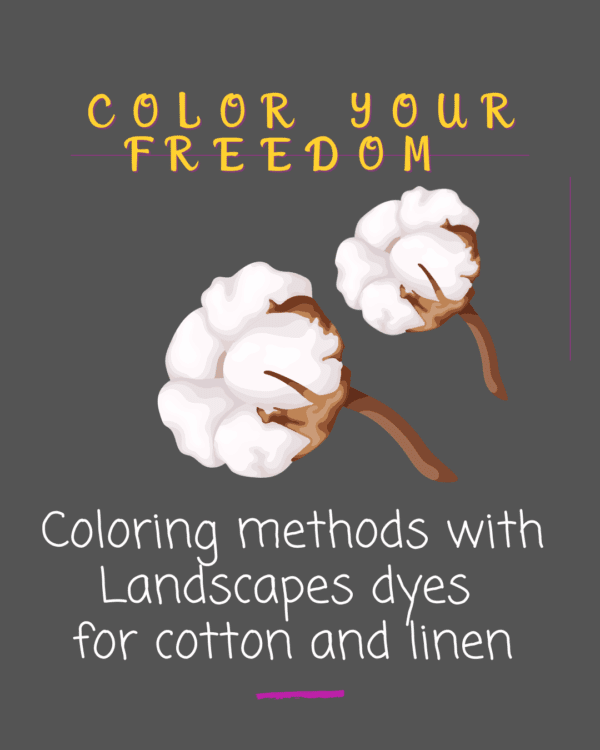 E-book 'Color Your Freedom': Coloring methods with Landscapes dyes for cotton - Englisch