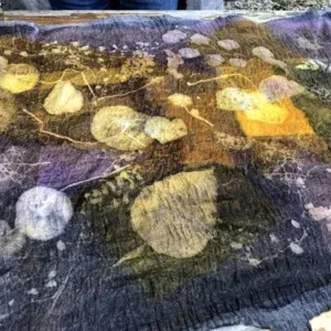 Landscapes kleuren mengen voor textiel