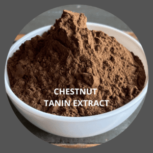Kastanje tannine extract. Voor natuurlijk verven en ecoprint.