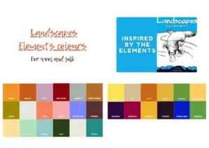 Landscapes verf voor zijde en wol | kleuren en toepassingen