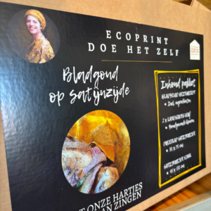 ecoprint op zijde. doe het zelf pakket