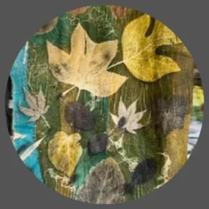 Workshop ecoprint op Wol · Vilten & Ecoprinten leren in Franeker